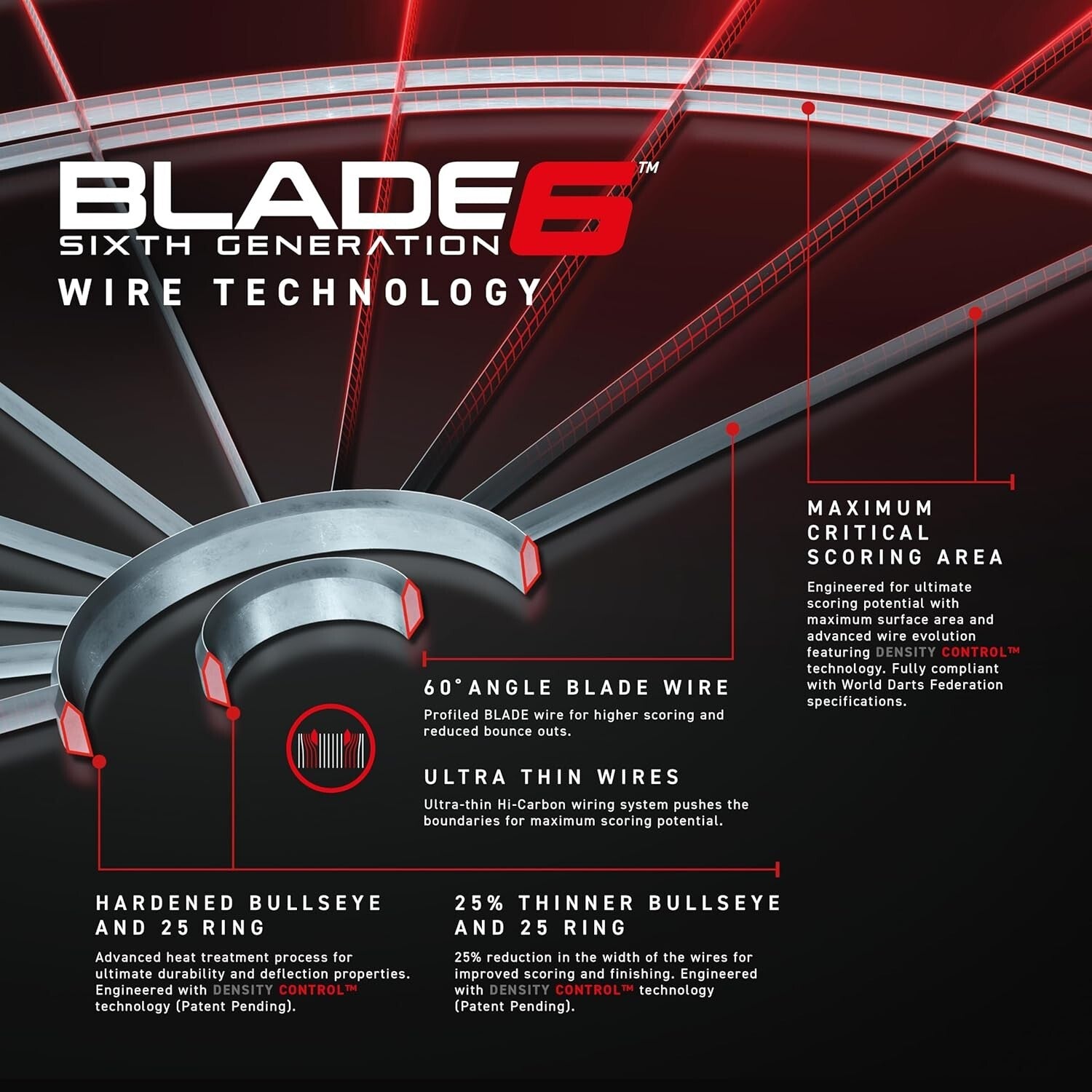 High-Performance Blade 6 Dartboard - Official Specs and Minimal Bounce Outs