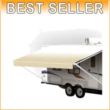 Load image into Gallery viewer, Stylish 14' Replacement RV Awning Fabric - Camel Fade with Tool Included