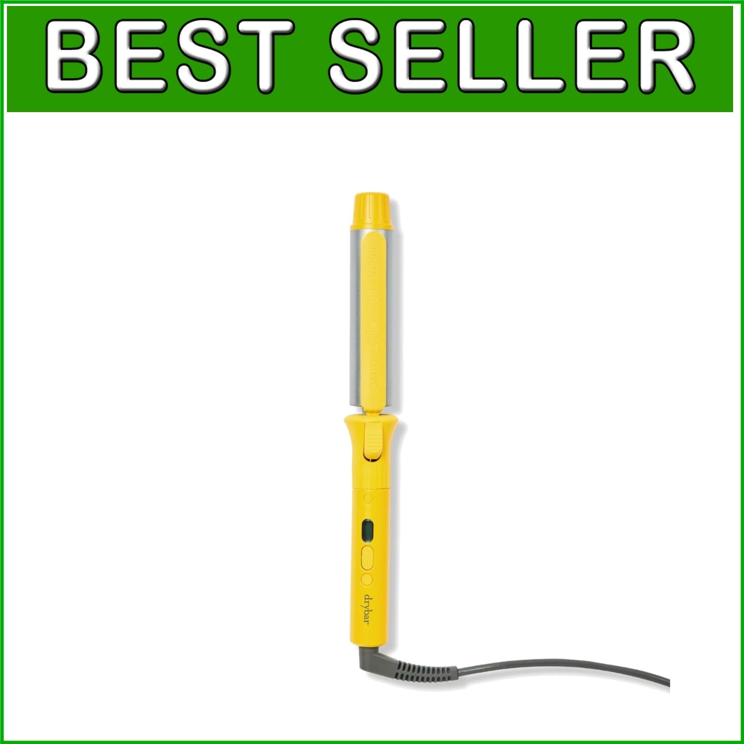 Ceramic Rotating Curling Iron with Ionic & Infrared Technology for Lustrous Hair