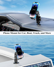 Load image into Gallery viewer, One-Hand Locking Phone Mount Holder with Vibration Absorption - 5.4-7.2'' Phones