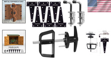 Load image into Gallery viewer, Heavy-Duty Shed Door Kit with Adjustable Barrel Bolts &amp; Secure Locking Mechanism