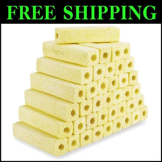 Premium 40-Pack 6.2-Inch Ceramic Aquarium Filter Media for Healthy Fish Tanks