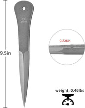 Load image into Gallery viewer, 9.5-Inch High-Carbon Steel Throwing Spikes Set - 6 Pack with Nylon Sheaths