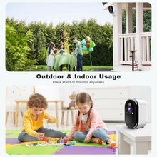 Load image into Gallery viewer, AI-Powered 2K Outdoor Security Cameras with Rechargeable Battery &amp; Night Vision