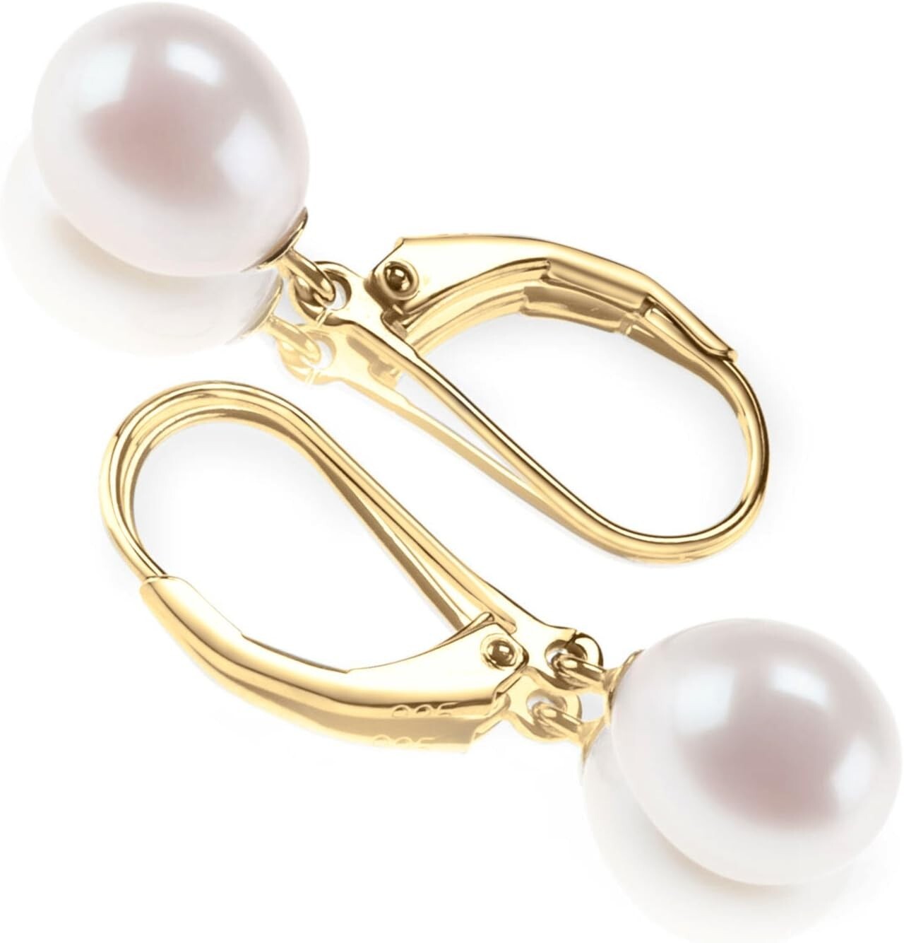 Elegant Dangle Freshwater Cultured Pearl Earrings - Sustainable Luxury for Women