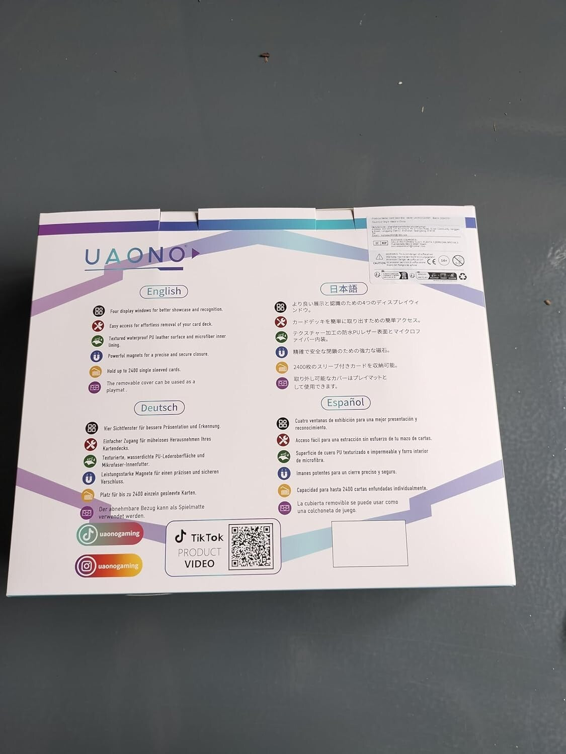 Durable Trading Card Case with Removable Lid and 24 Dividers - Perfect for MTG