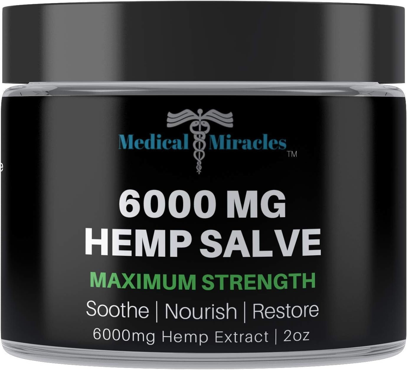 Plant-Based 6000 mg Hemp Healing Salve - Comfort for Pain Relief & Radiant Skin