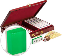 Load image into Gallery viewer, Classic Mahjong Game Set: 148 Scratch-Resistant Tiles in a Stylish Wooden Case