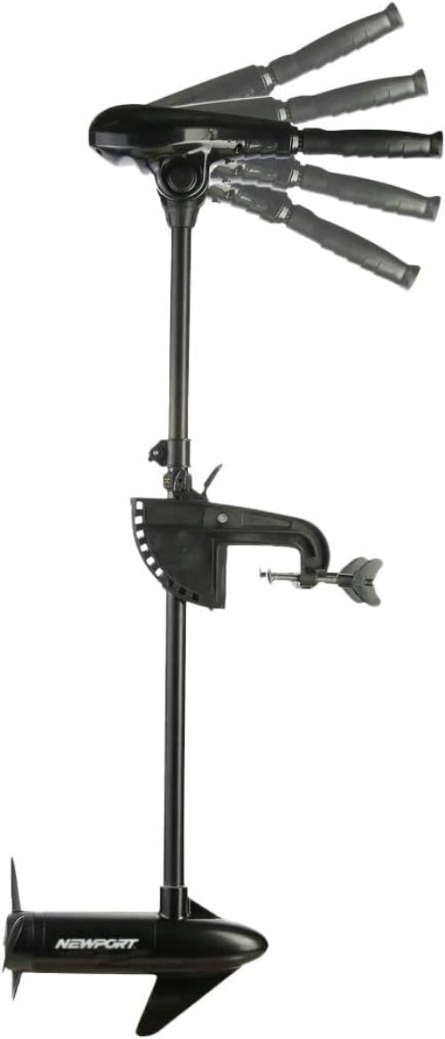 Lightweight 55lb Thrust Electric Trolling Motor - Durable Aluminum & Easy Mount