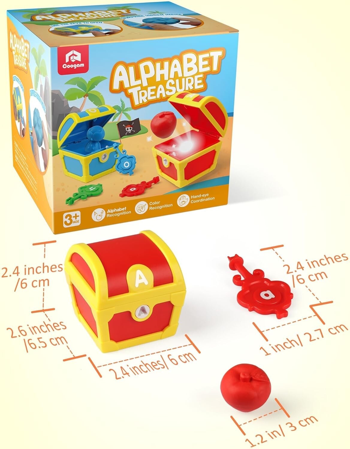 Colorful ABC Learning Treasure Boxes - Engaging Educational Games for Kids