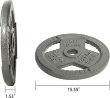 Load image into Gallery viewer, Solid Cast Iron Olympic Weight Plates for Enhanced Muscle Training and Endurance