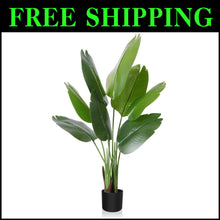 Load image into Gallery viewer, Maintenance-Free 4' Faux Bird of Paradise Plant - Perfect for Office &amp; Home