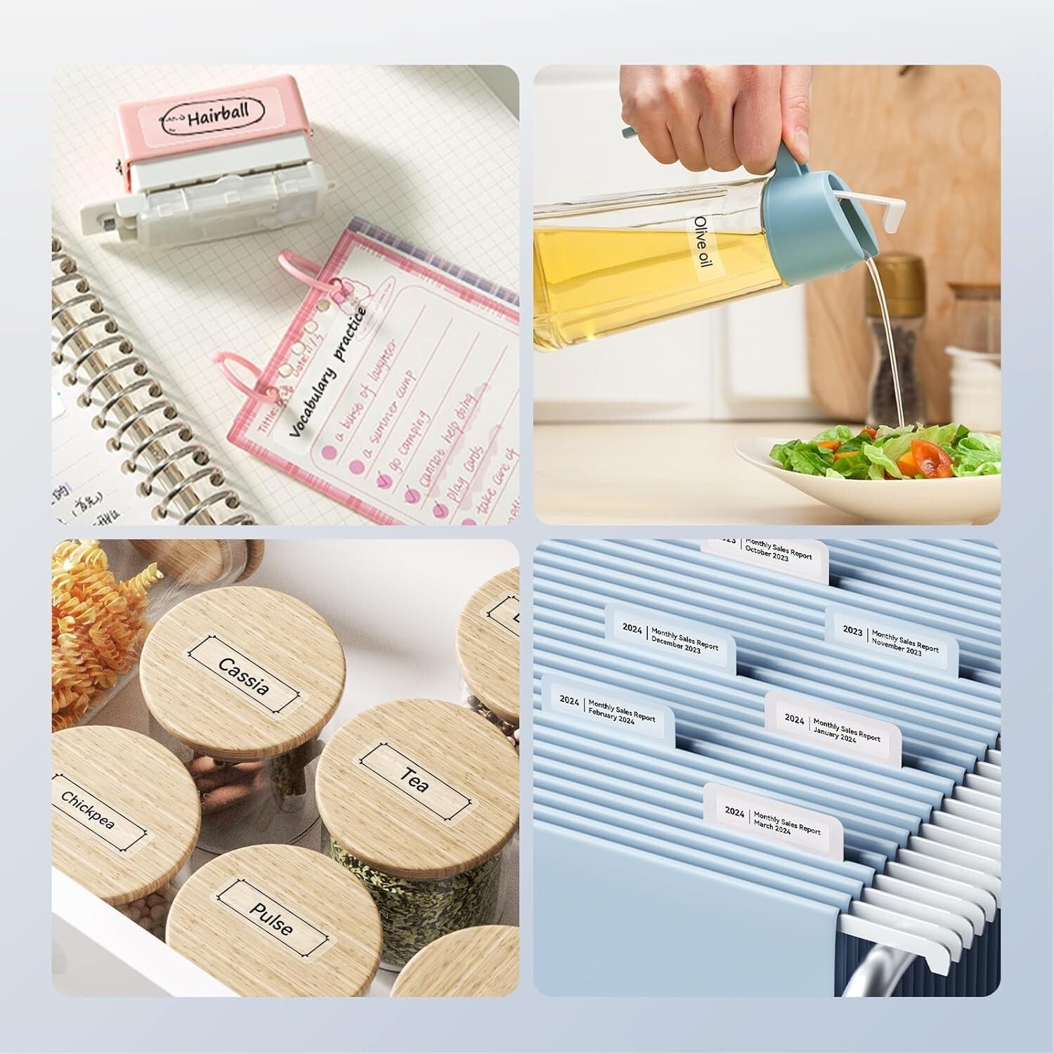 Premium 6-Pack Label Maker Tape for D11 - Oil-proof & Non-Toxic for Safe Usage