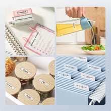 Load image into Gallery viewer, Premium 6-Pack Label Maker Tape for D11 - Oil-proof &amp; Non-Toxic for Safe Usage