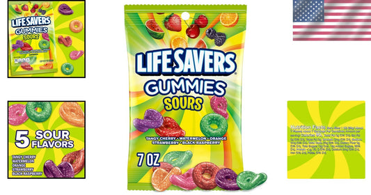 84 Ounce Bulk Sour Gummy Candy Variety Box for Parties and Gifting Delight