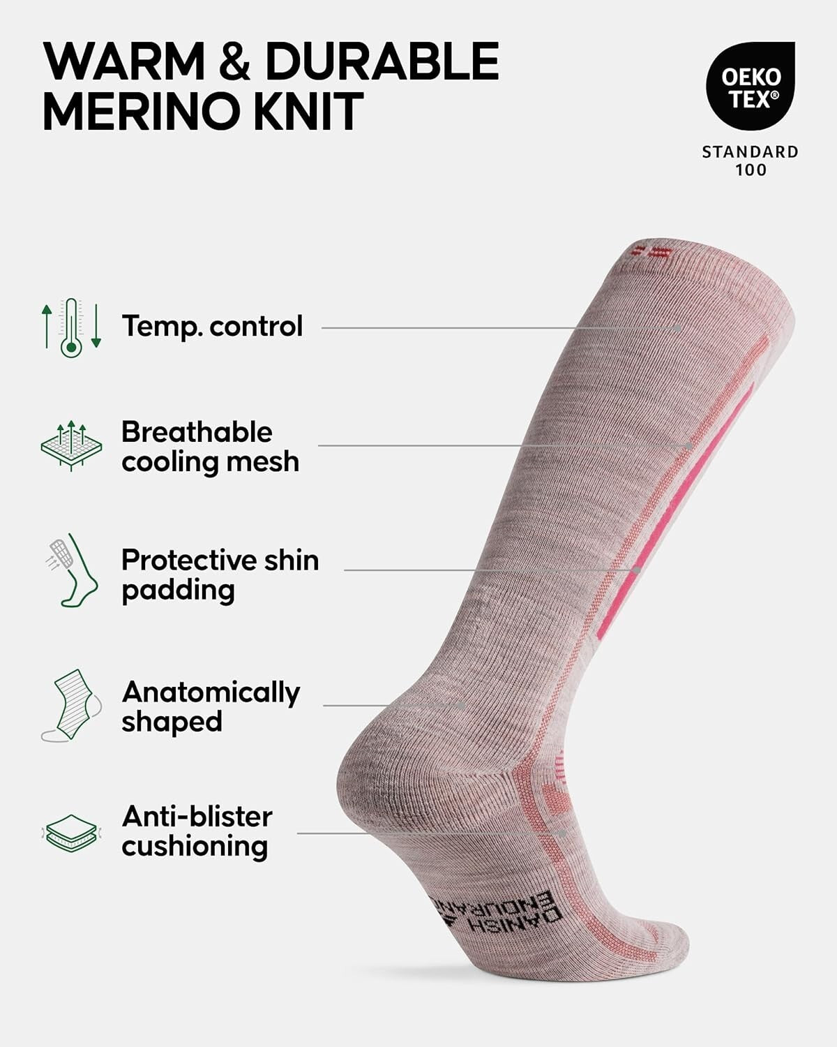 All-Weather Thermal Ski Socks for Men & Women - Ultimate Comfort & Protection