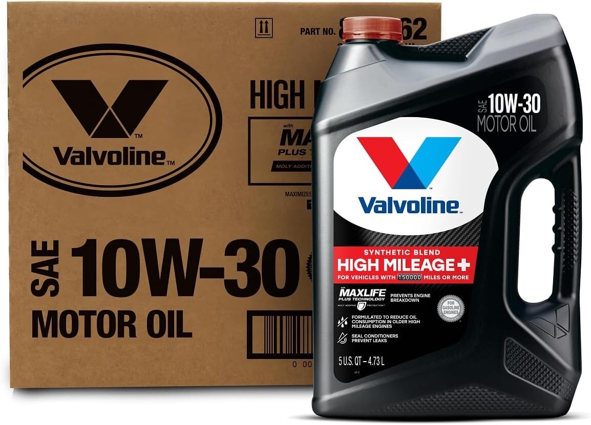 MaxLife Plus 10W-30 Motor Oil - 5 QT Case of 3 for Enhanced Engine Longevity