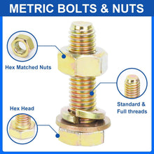 Load image into Gallery viewer, Complete Hex Bolt and Nut Kit - 940PCS Heavy Duty &amp; Zinc Plated for Durability