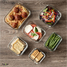 Load image into Gallery viewer, Premium Borosilicate Glass Storage Containers [6-Pack] - BPA, PVC, Lead-Free