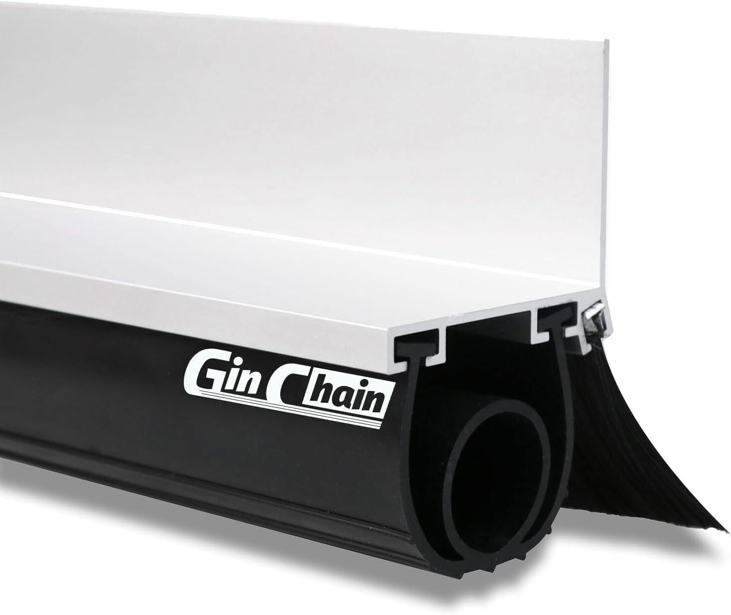 Enhanced Garage Door Sealing Kit - Heavy-Duty U+O Shape Rubber with Brush Seal