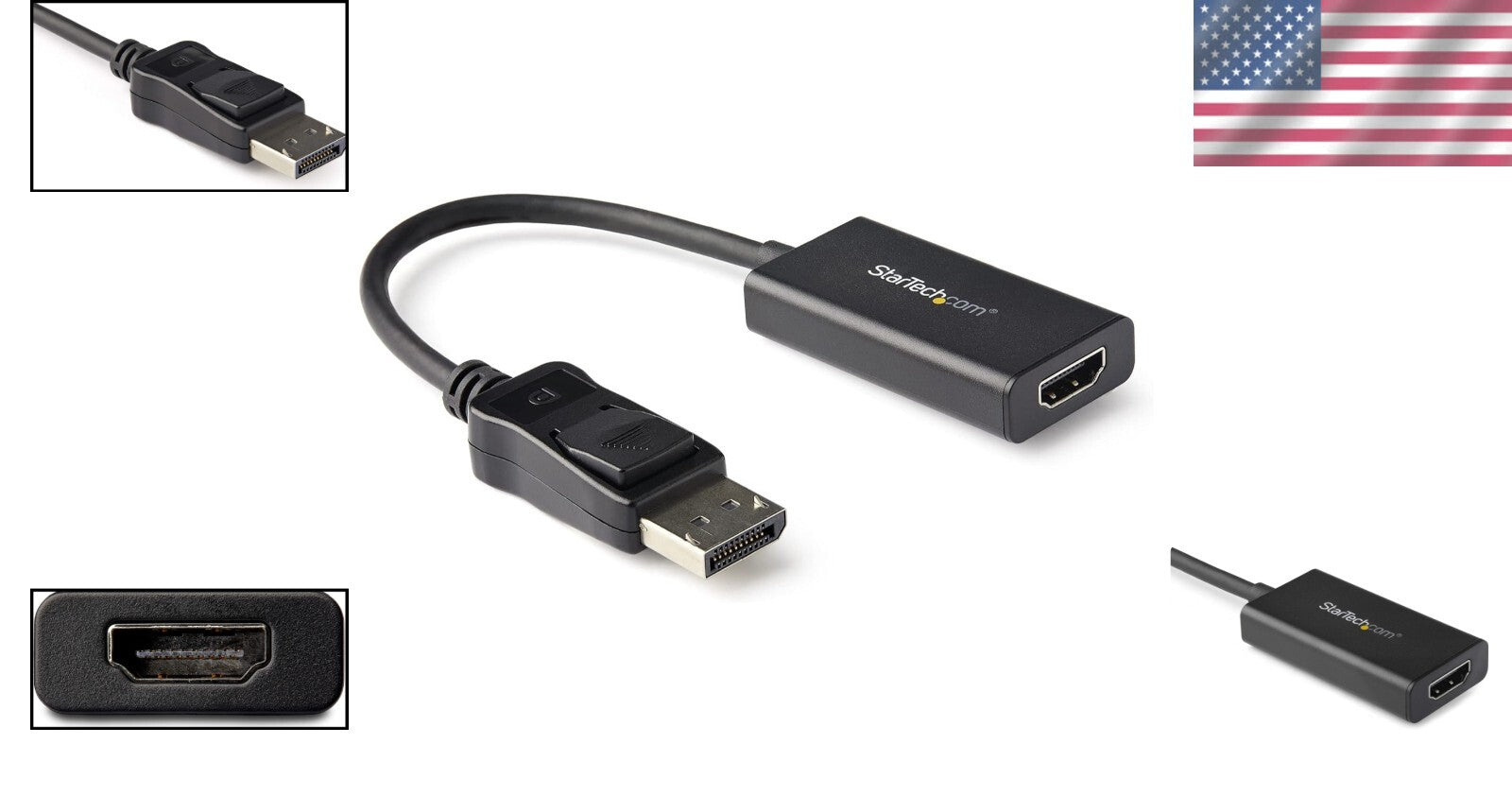Active DisplayPort 1.4 to HDMI 2.0b Adapter - HDR & 4K Resolution Support