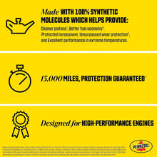 Load image into Gallery viewer, Platinum Full Synthetic 10W-30 Motor Oil - Superior Engine Protection, Case of 6