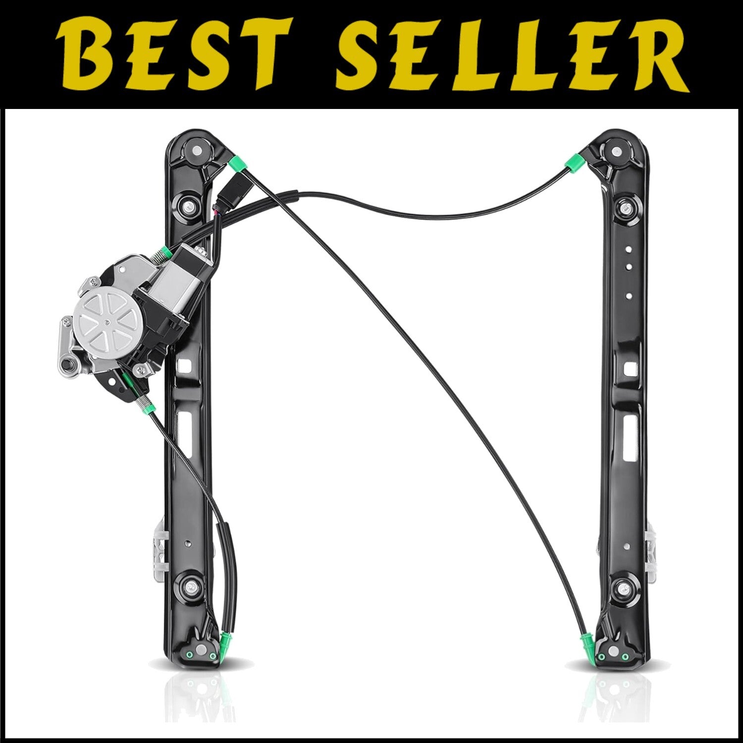 BMW E46 Window Regulator with Motor - Fits 325i 328i 330i Sedan/Wagon 1999-2005