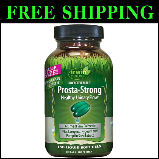 Prosta-Strong Prostate Health Softgels with Saw Palmetto & Lycopene - 180 Count