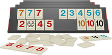 Load image into Gallery viewer, Elegant Rummikub Premium Edition: Complete Set with Engraved Tiles &amp; Racks