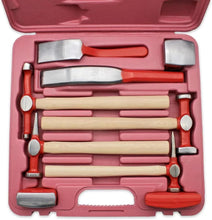 Load image into Gallery viewer, Portable 9-Piece Auto Body Repair Hammer &amp; Dolly Set - Sturdy Carbon Steel Tools