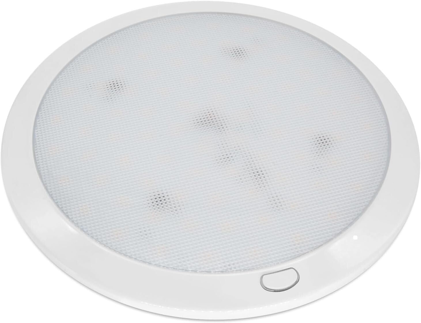 8.5'' Low Profile Ceiling Light with Dimmable Blue & White - Ideal for Boats