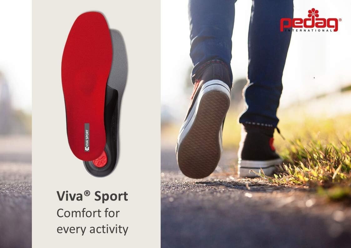 VIVA SPORT Vegan-Friendly Orthotic Inserts - Arch Support for Active Women