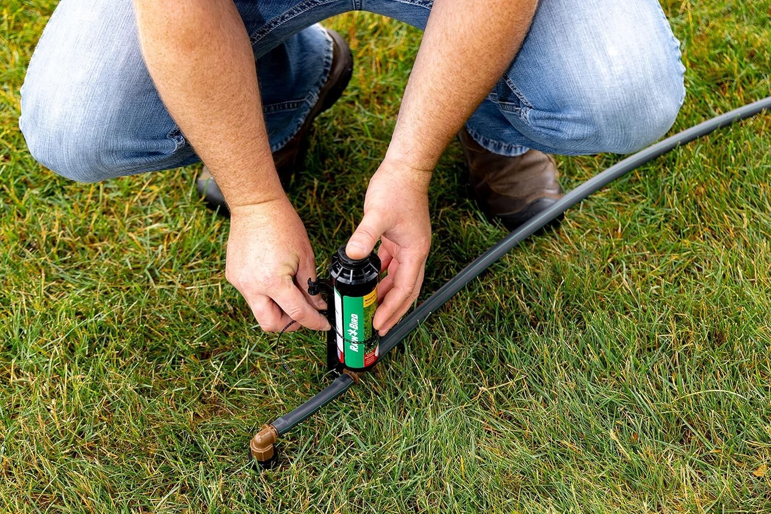 32HE In-Ground Pro Rotor Pop-up Sprinkler System with Click-N-Go Hose Connection