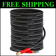 Load image into Gallery viewer, High-Pressure 3/8 Inch x 50 FT Pressure Washer Hose with Quick Connect Fitting