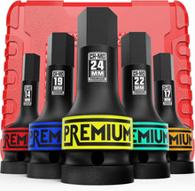 Load image into Gallery viewer, Impact Hex Bit Socket Set 3/4" Drive - 5-Piece Chrome-Molybdenum Durable Set