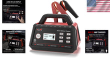 Load image into Gallery viewer, Compact 2/10/25A 12V Smart Battery Charger with Engine Start &amp; ETL Certification