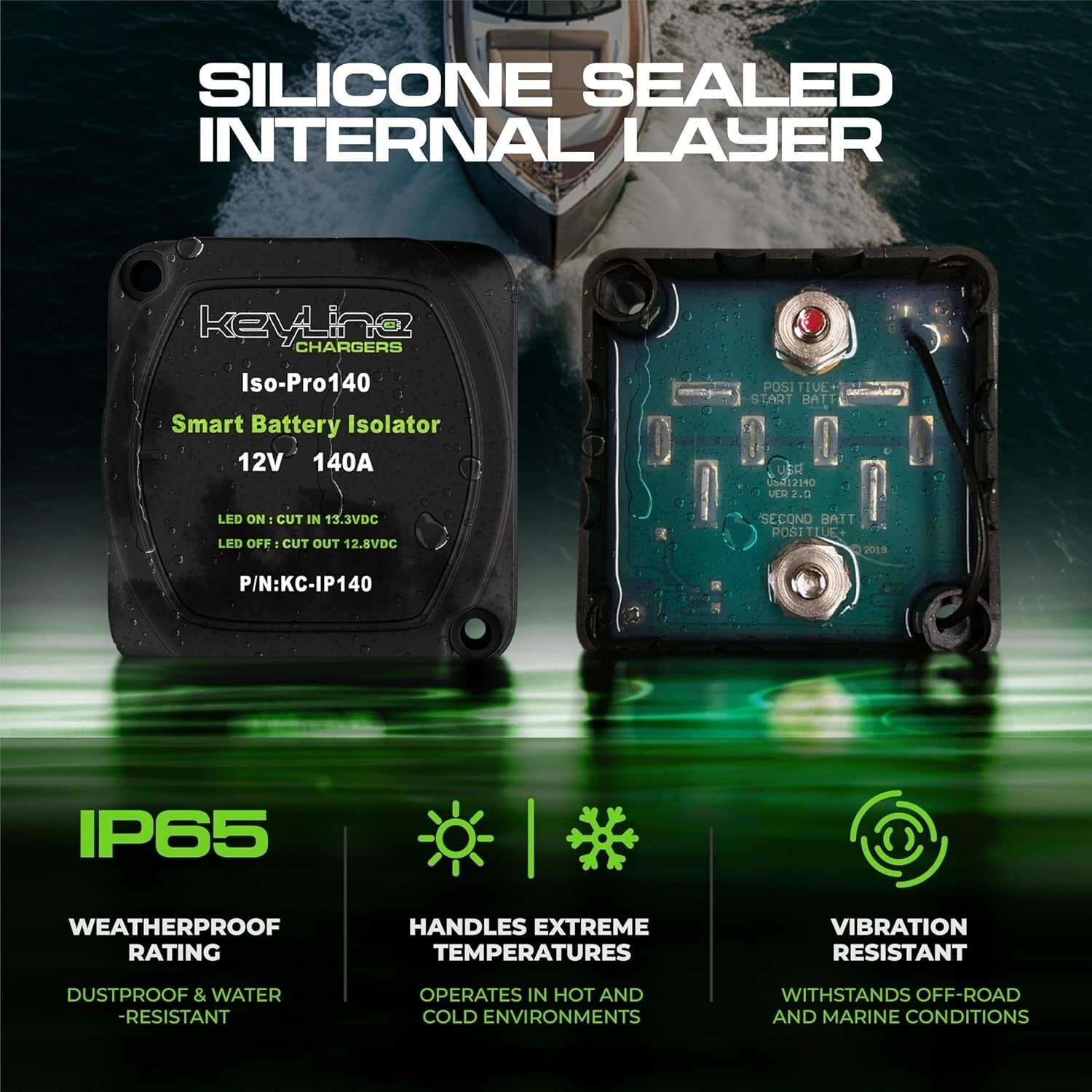 Complete 12V Dual Battery Kit - 140 Amp Relay, Easy DIY Installation Included