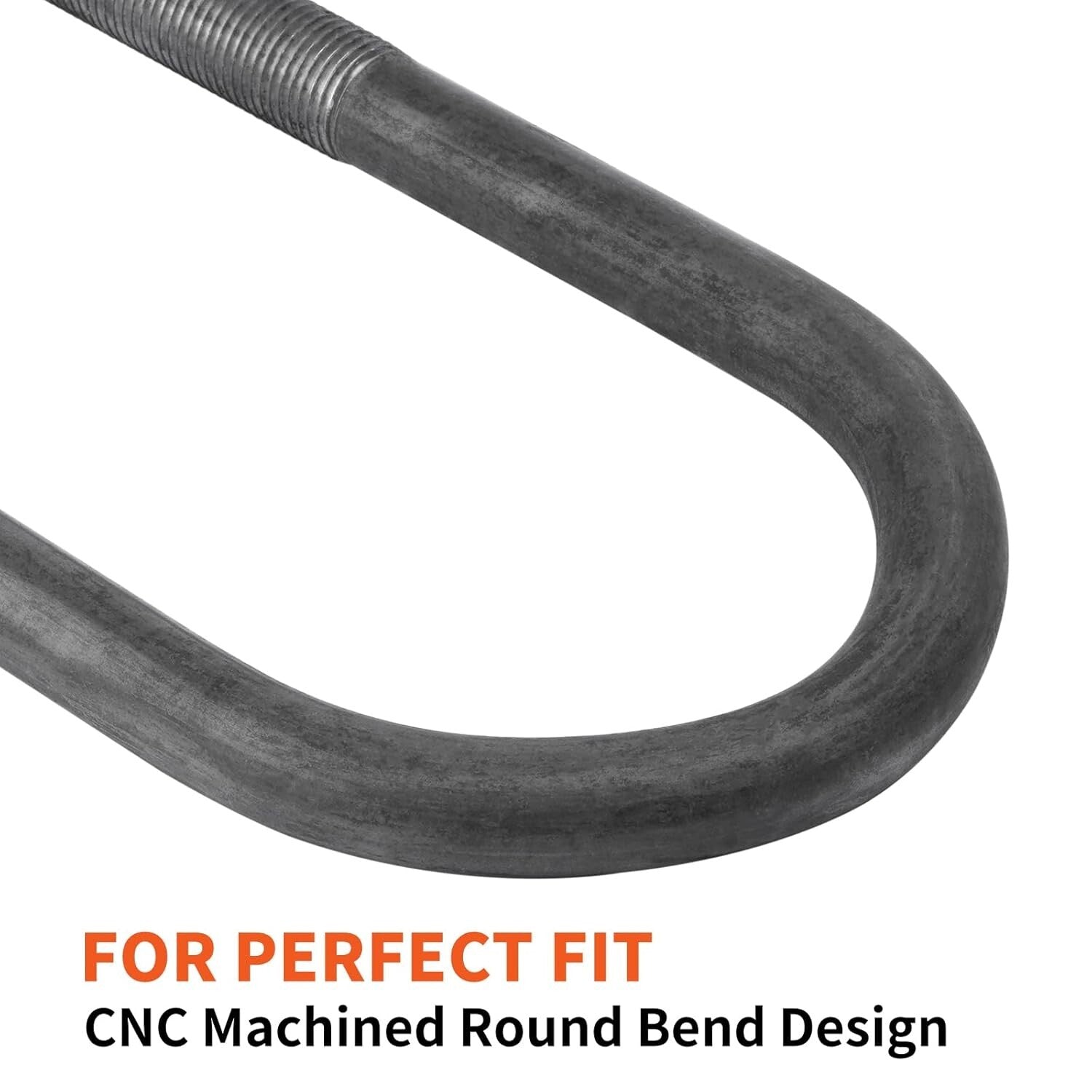 5-1/2" U Bolt Kit with Hex Nuts for 3,500 lb Round Axles, Secure & Reliable