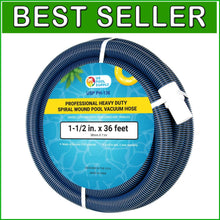 Load image into Gallery viewer, Spiral Wound Pool Vacuum Hose - 1-1/2" x 36' for Maximum Flow and Efficiency