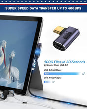 Load image into Gallery viewer, Ultra-Compact USB C Adapter - 20 Pack for Thunderbolt 4 Devices - Fast &amp; Durable