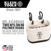 Load image into Gallery viewer, 15 Pocket Aerial Canvas Bucket with Temperature-Resistant Hooks – Easy Access