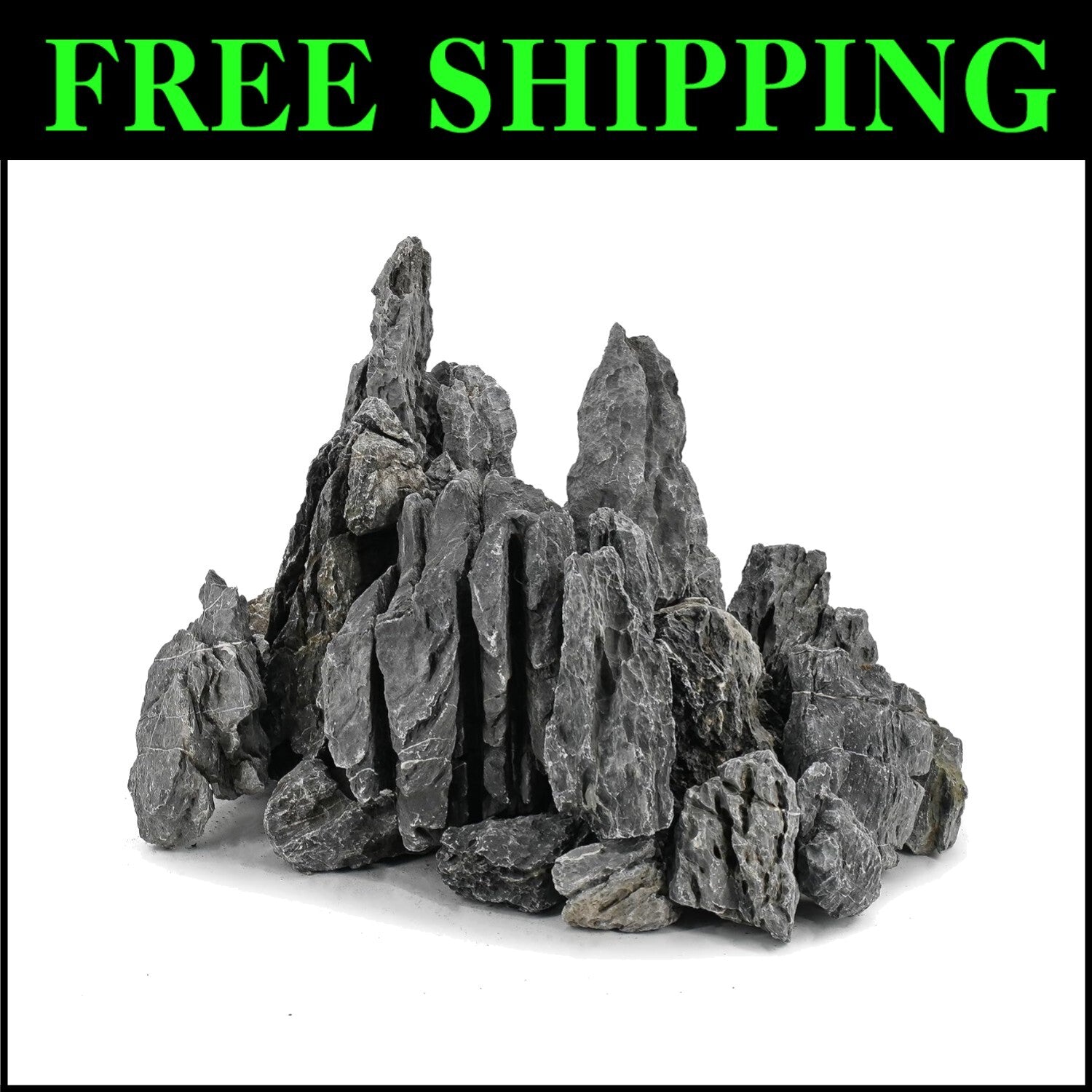 Premium 20LB Seiryu Rock - Durable & Safe Aquarium Stone for Aquatic Landscapes