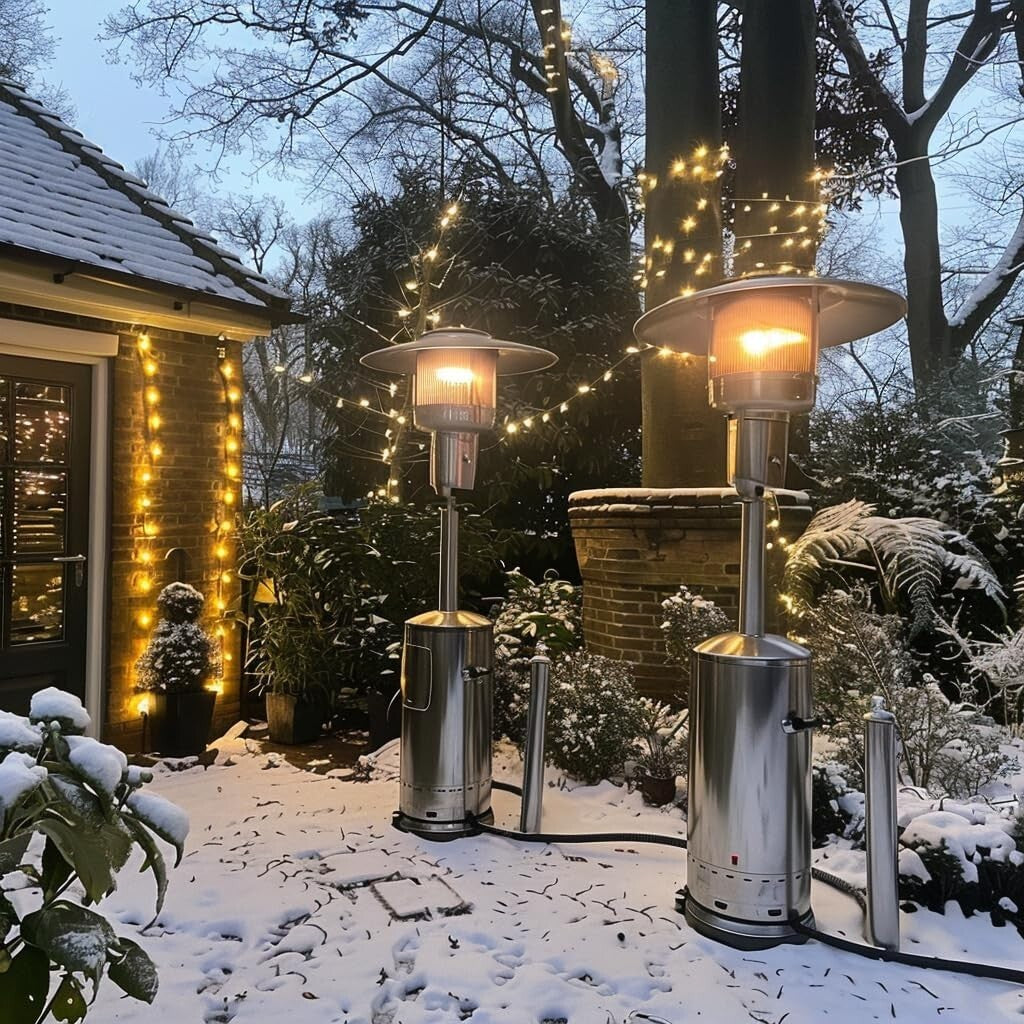 Durable Outdoor Heater Reflector Shields - 2 Universal Fit for Propane Heaters