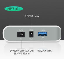 Load image into Gallery viewer, Lightweight Lithium-Ion Battery Pack with DC Output for Laptops and Cameras