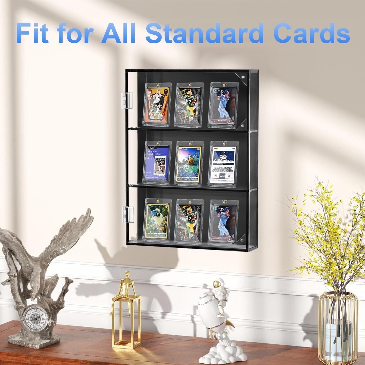 120-Count Magnetic Card Holder with U-V Protection for Sports & Trading Cards