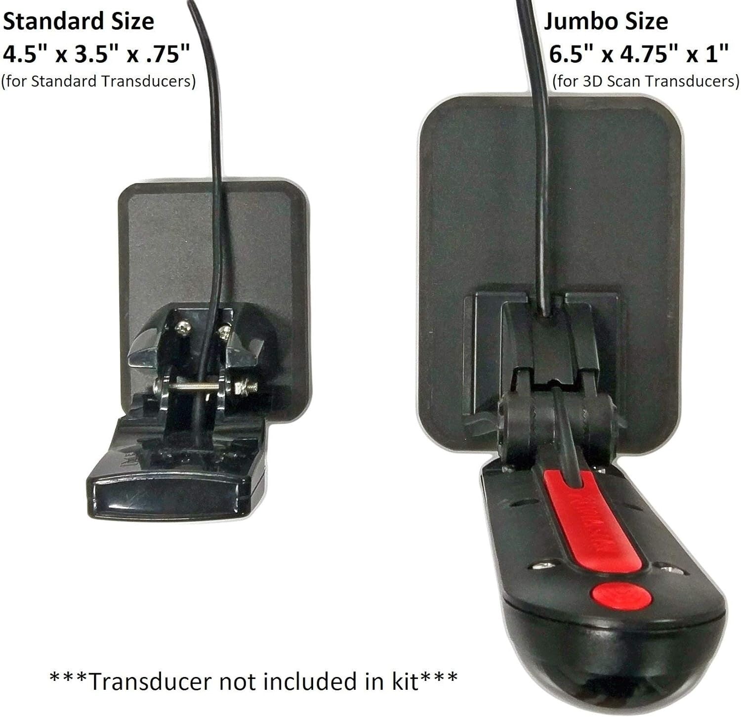 Efficient Stern Pad Mounting Kit for Large Transducers - No Screws Needed