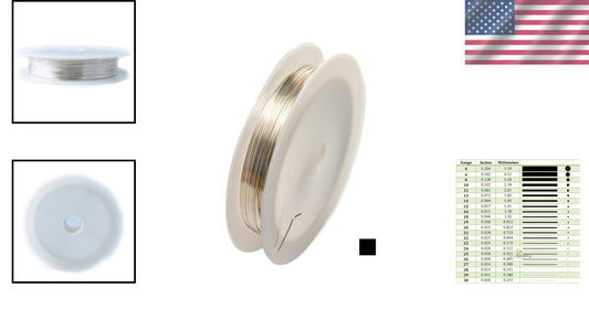 Durable 21 Gauge 925 Sterling Silver Square Wire - Ideal for Jewelry Creations