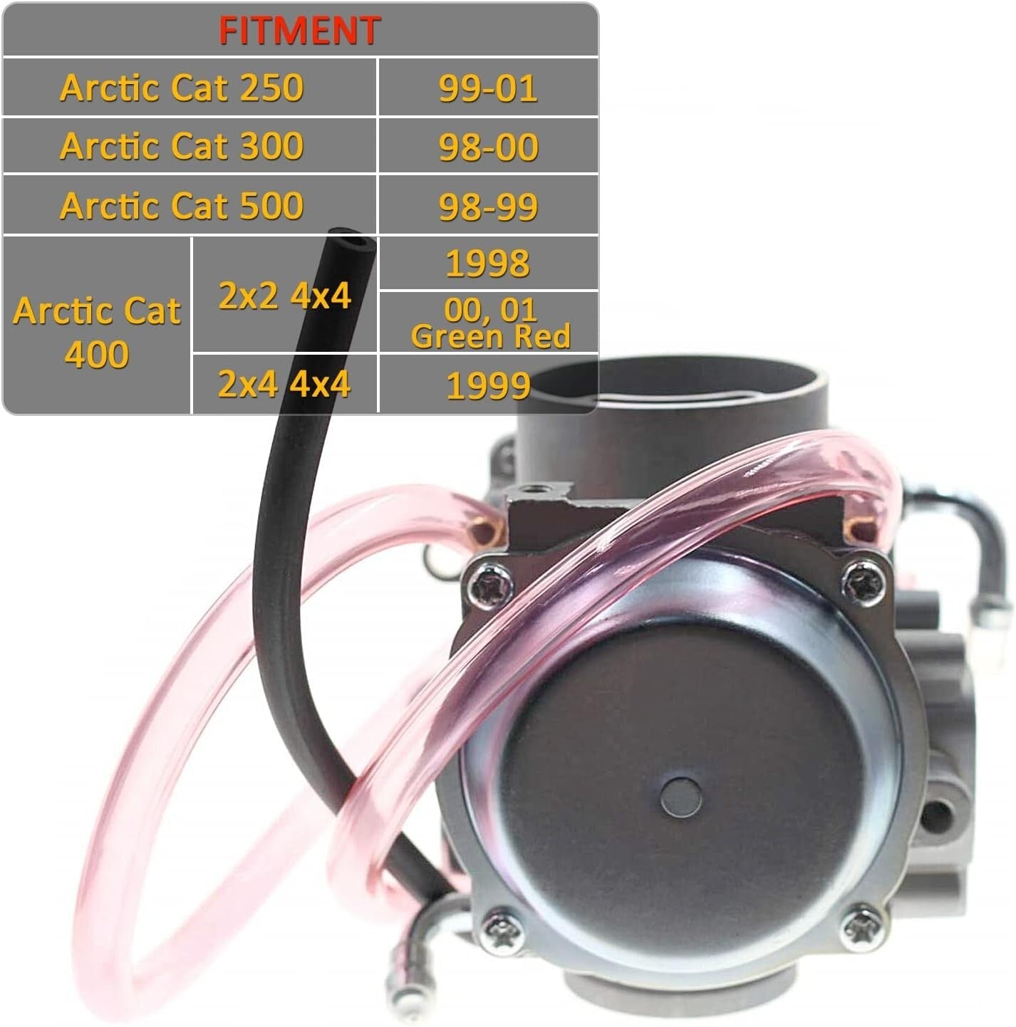 OEM Arctic Cat ATV Carburetor: Direct Replacement for 250, 300, 400, 500 Models