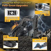 Load image into Gallery viewer, High-Performance RC Excavator with Metal Shovel - Great Gift for Boys &amp; Adults