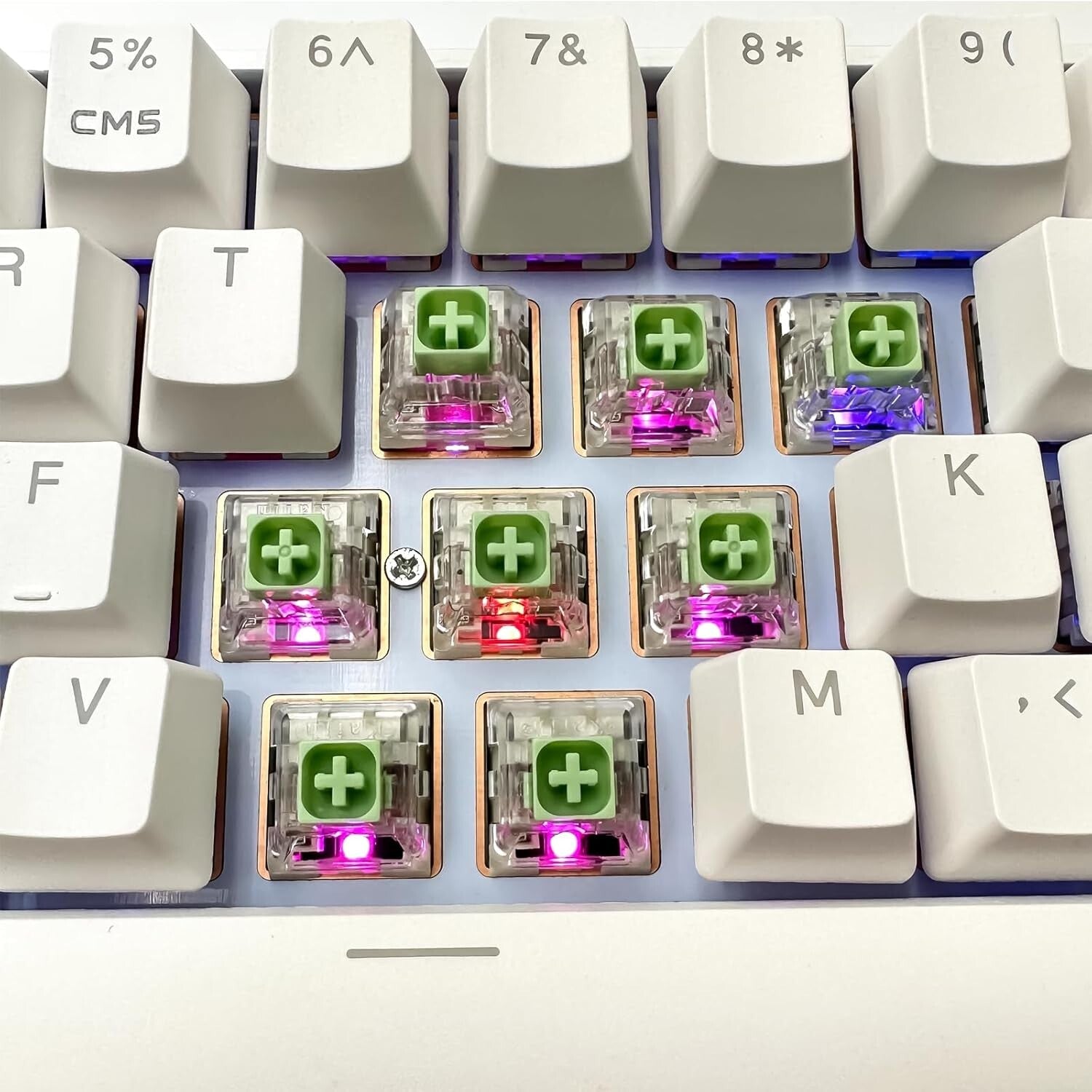 Box Jade 3-Pin Clicky Switches - Satisfaction Guaranteed for Gaming Keyboards